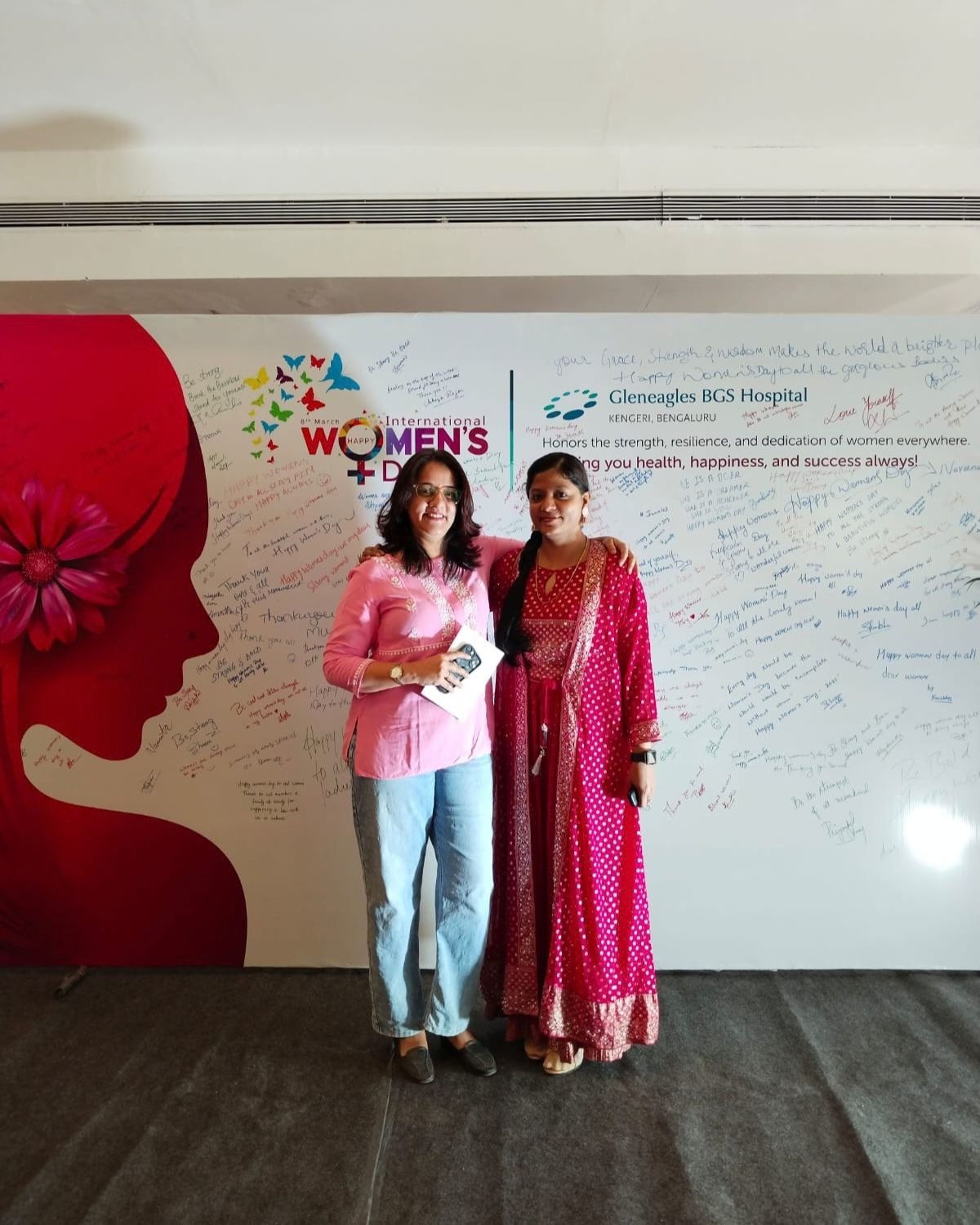Manasi KG coaching a healthcare professional